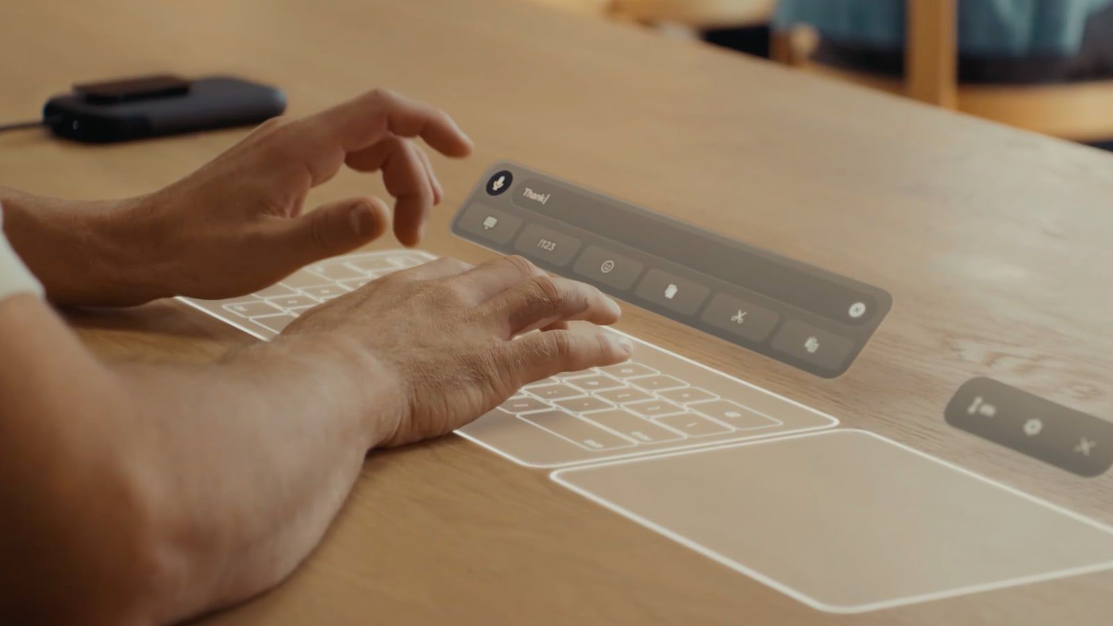 meta vr glasses clavier