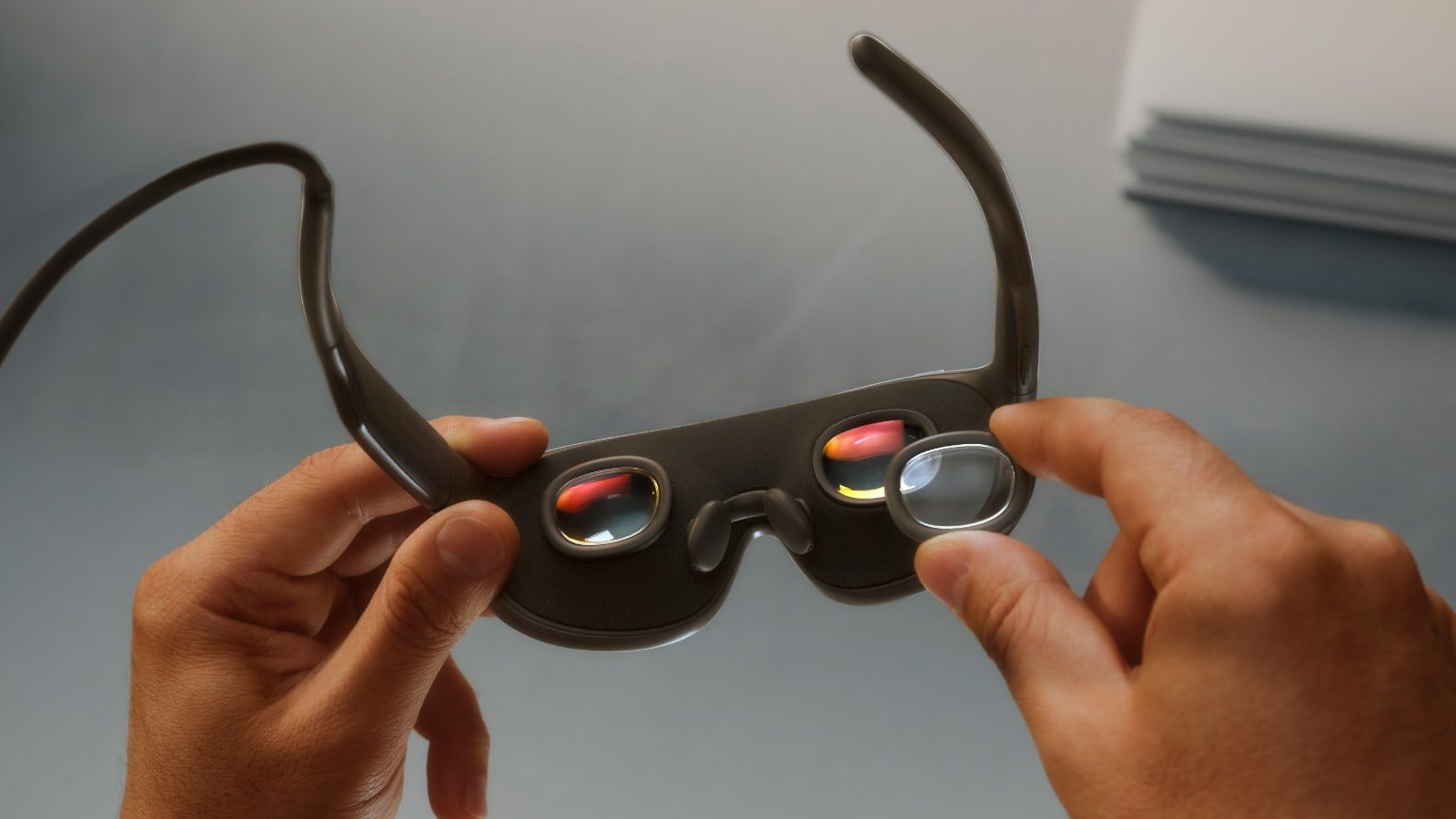 meta vr glasses ecran