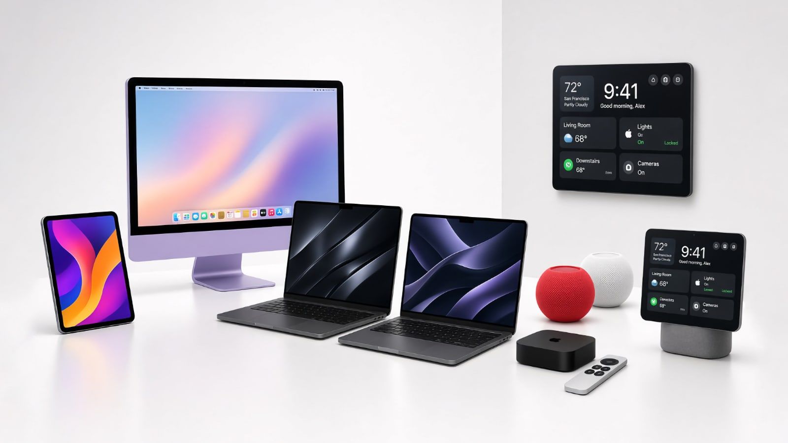 nouveaux produits apple venir octobre 2026 ipad mini imac macbook ultra homepod mini 2 apple tv 4k homepad