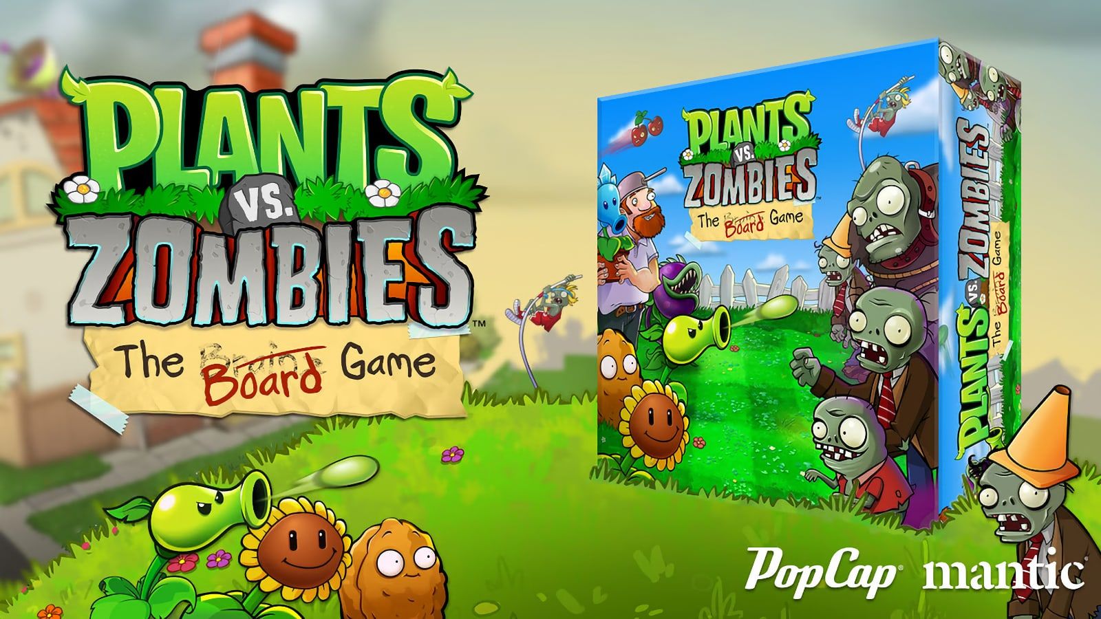 Vous aimez Plants vs. Zombies ? Le jeu de société arrive bientôt !