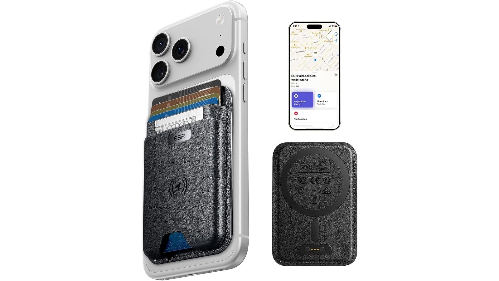 porte cartes magsafe esr iphone 18 pro