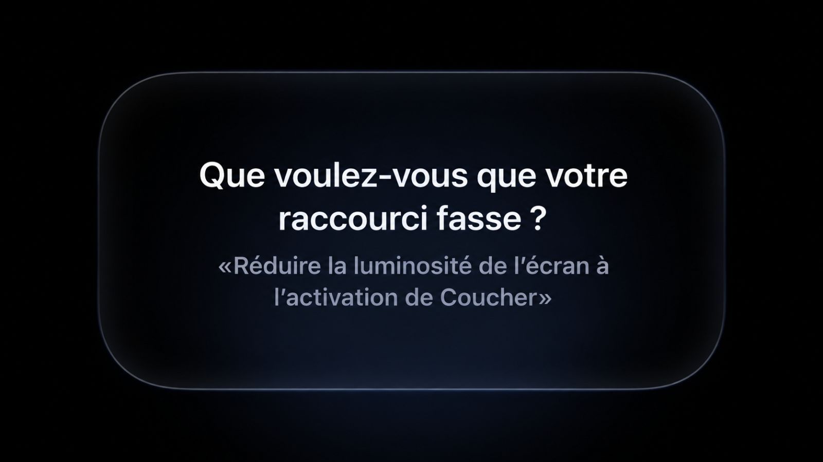 raccourcis ios 27