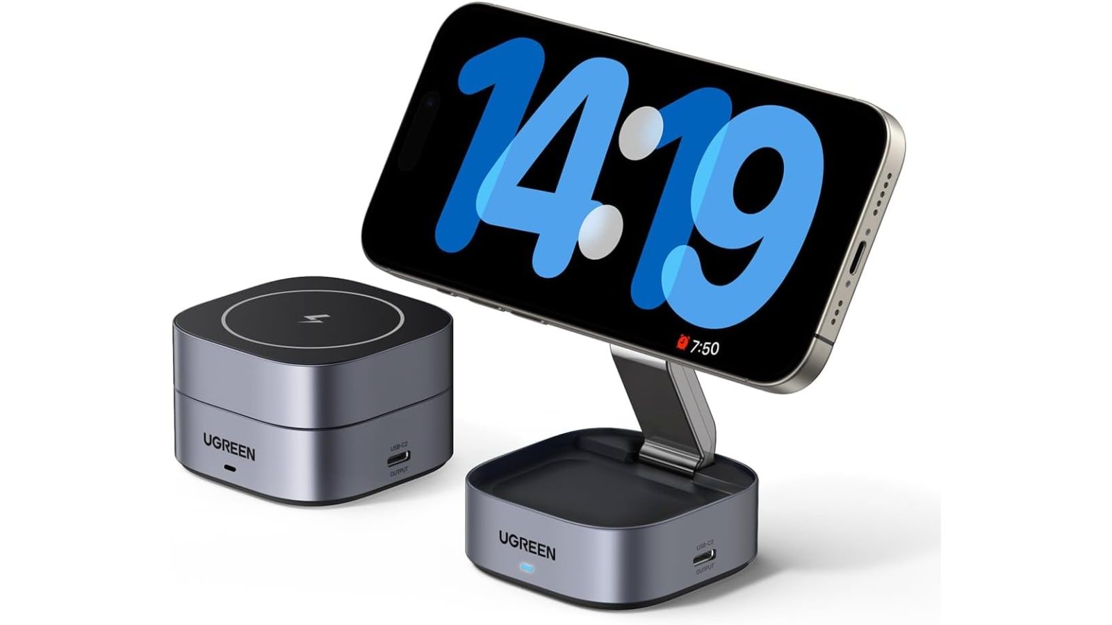 socle chargeur ugreen duo iphone