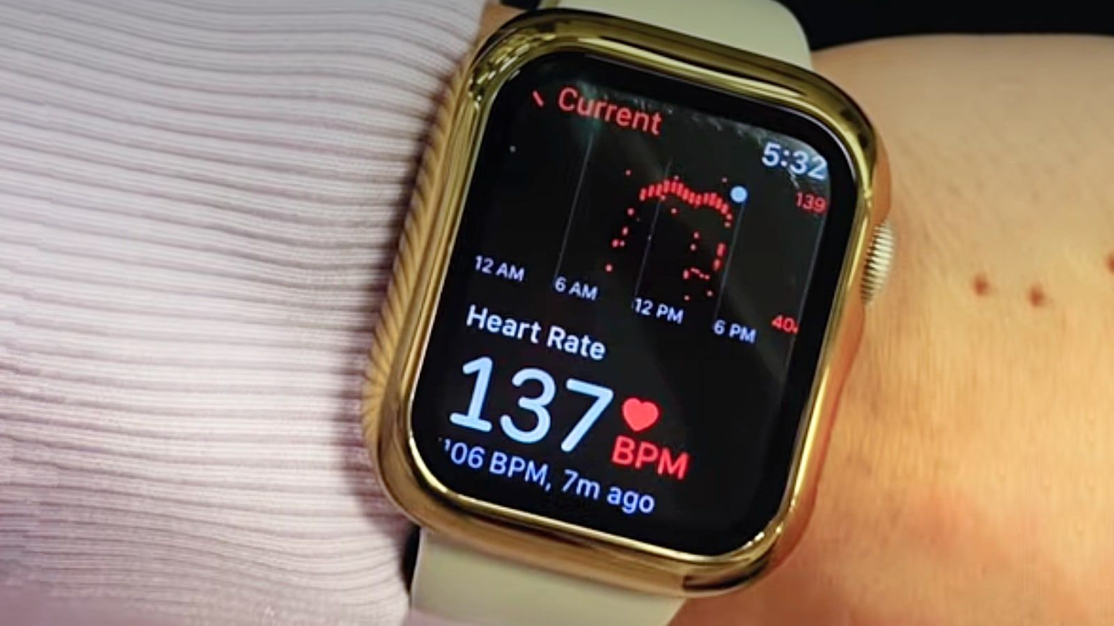 apple watch frequence cardiaque