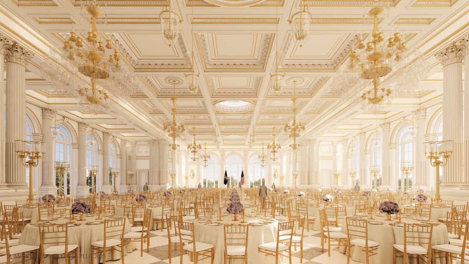 Apple aurait promis 25 millions $ pour la nouvelle salle de bal de la Maison-Blanche