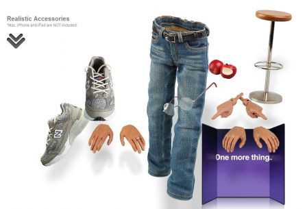 Une figurine de Steve Jobs très réaliste