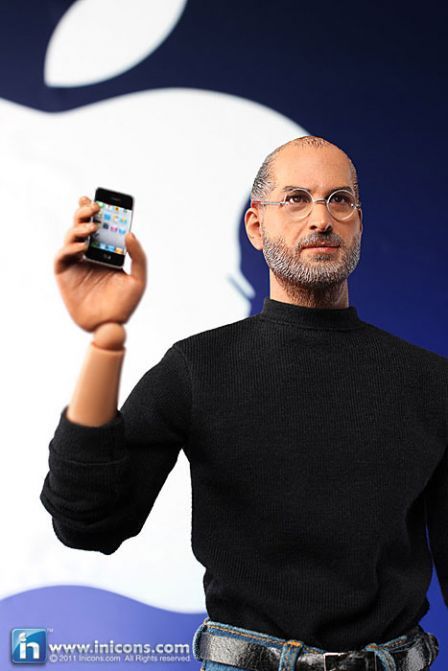 Une figurine de Steve Jobs très réaliste