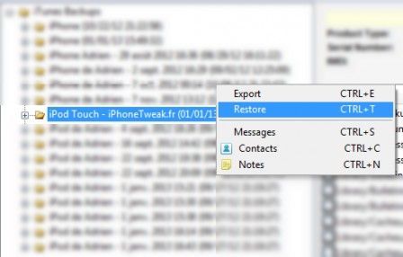 ibackupbot restauration