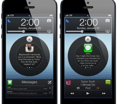 ios lockscreen mockup header ios lockscreen mockup header