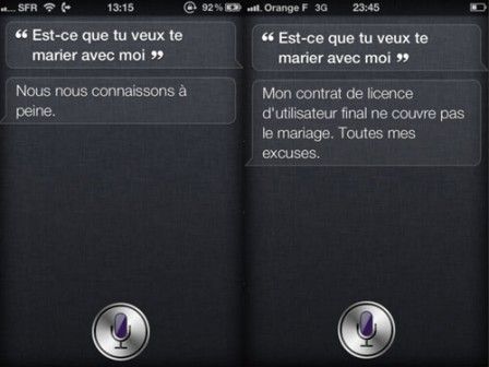 mariage siri