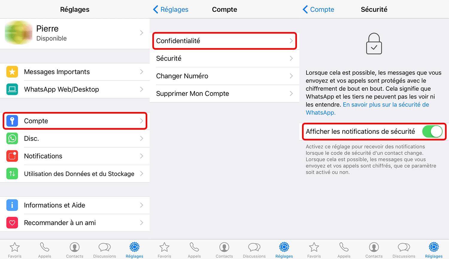 backdoor securite whatsapp conversation