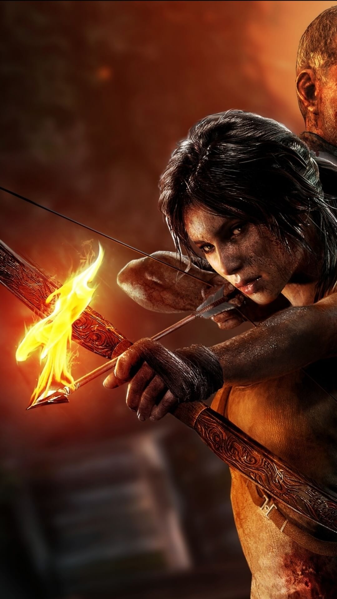 tomb raider lara croft iphone 7 wallpaper