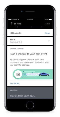 uber calendar