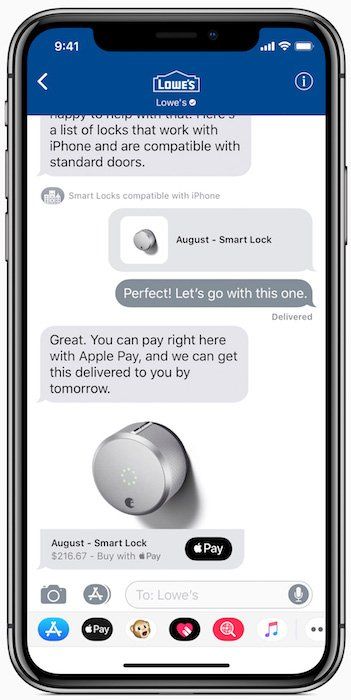 business chat apple ios 11.3 business chat apple ios 11.3
