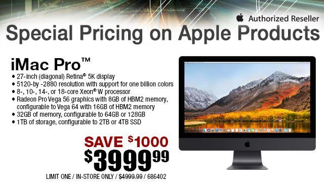 imac pro soldes