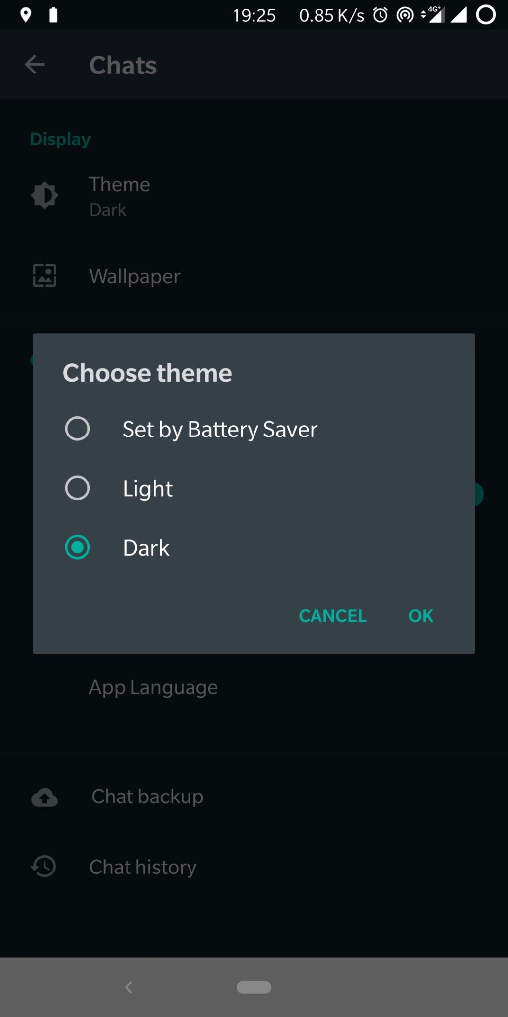 dark mode whatsapp android dark mode whatsapp android