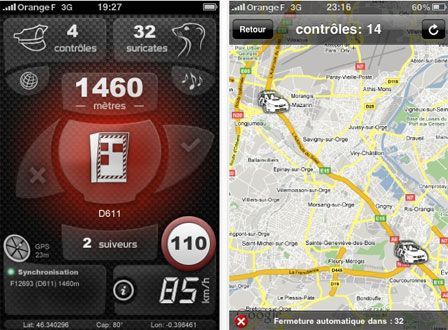 Avertinoo : Avertisseur Radar pour iPhone en version 3.2 Avertinoo : Avertisseur Radar pour iPhone en version 3.2