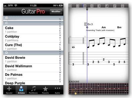Guitar Pro débarque sur iPhone Guitar Pro débarque sur iPhone