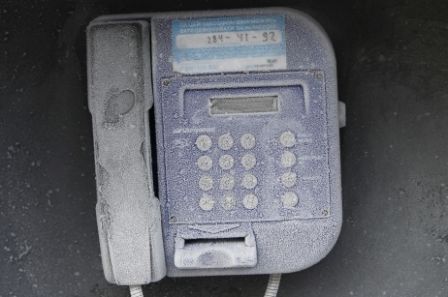 Téléphone glacé !