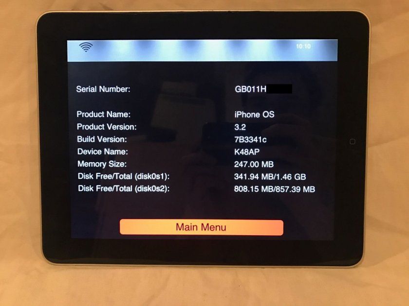 ipad serial