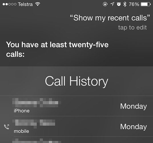 iphone recent siri iphone recent siri
