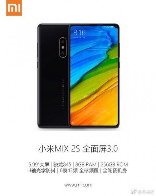 mix ii s xiaomi mix ii s xiaomi