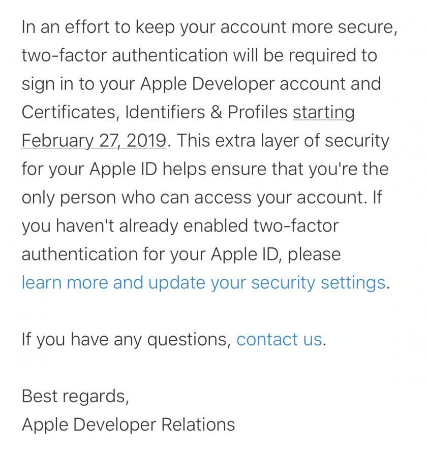 apple id developer authent deux facteurs email apple id developer authent deux facteurs email