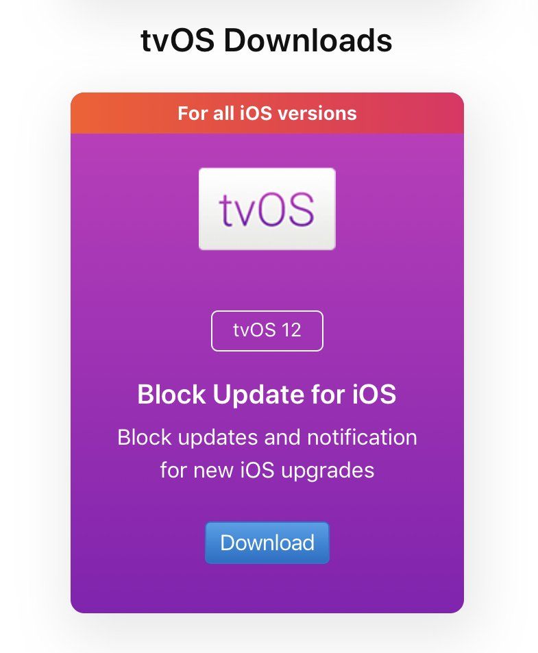 tvos profile tvos profile