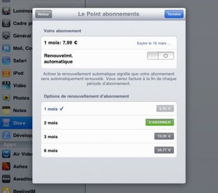 abonnements abonnements