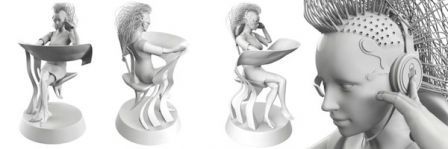 Concept modèle 3D Siri Concept modèle 3D Siri