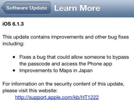 ios 6 1 3 ios 6 1 3