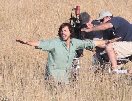 kutcher sur le tournage