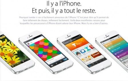 pourquoi l'iphone en français