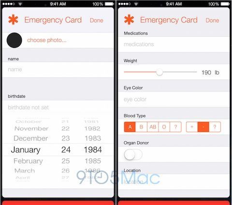 healthbook ios huit emergency