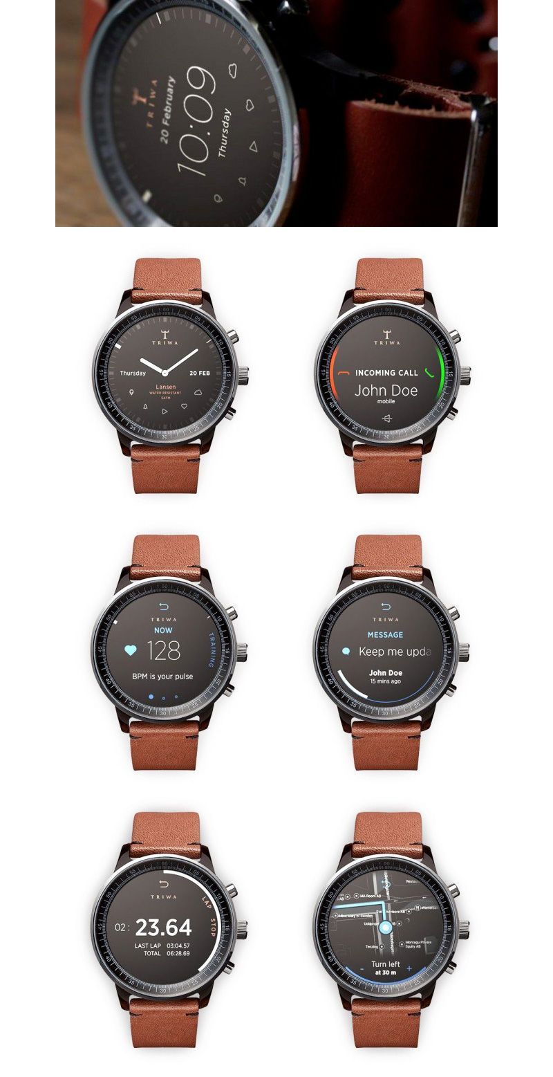 montre intelligente iwatch concept classique