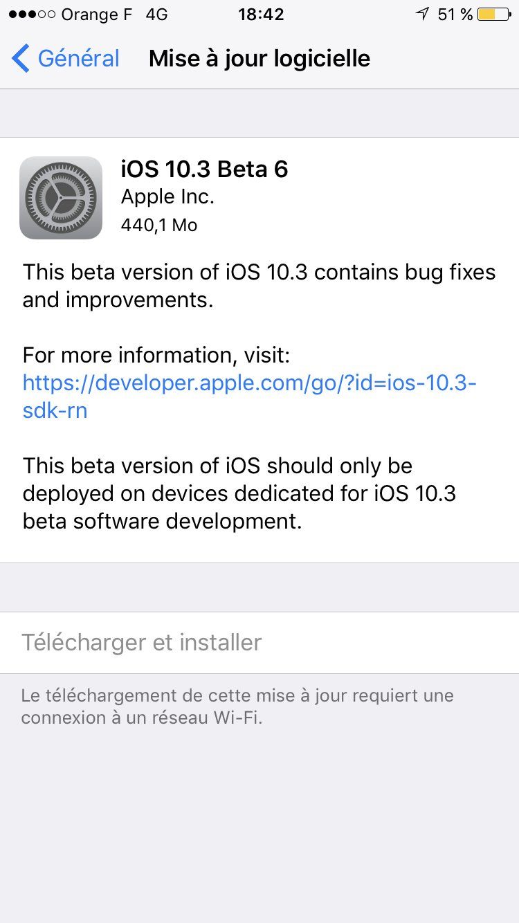 beta 6 ios 10.3