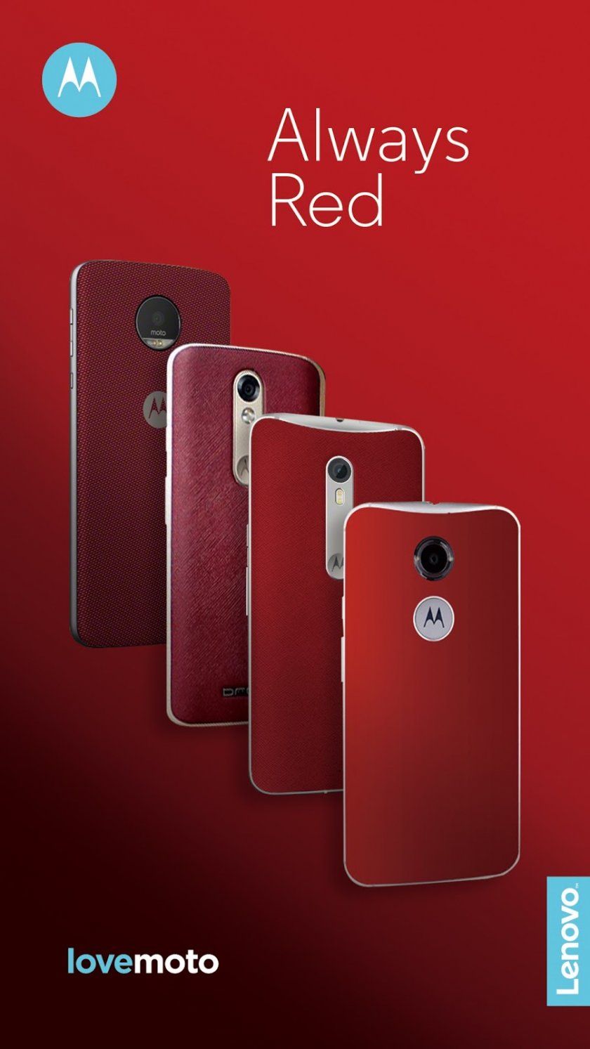 motorola moque apple iphon red
