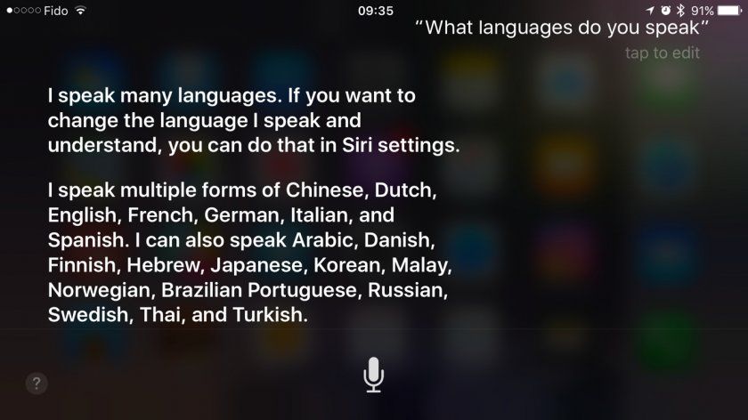 siri langues siri langues