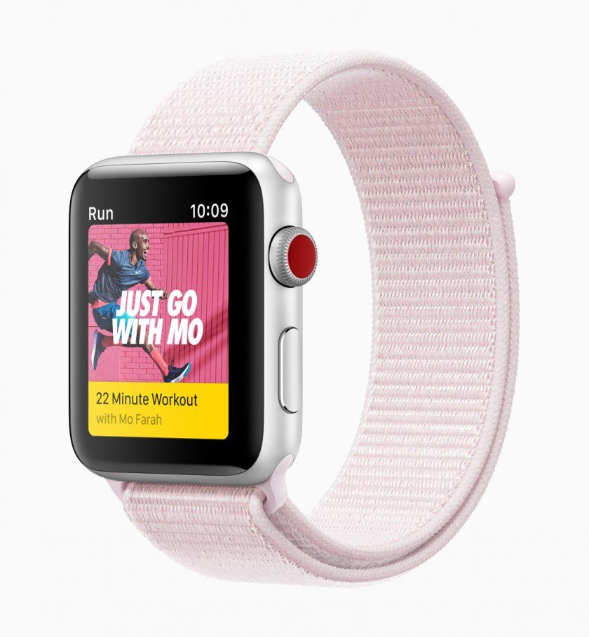 apple watch series3 nike sports pink 032118