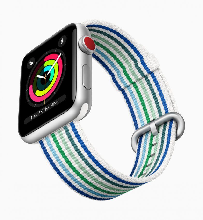 apple watch series3 spring woven bands stripes 032118