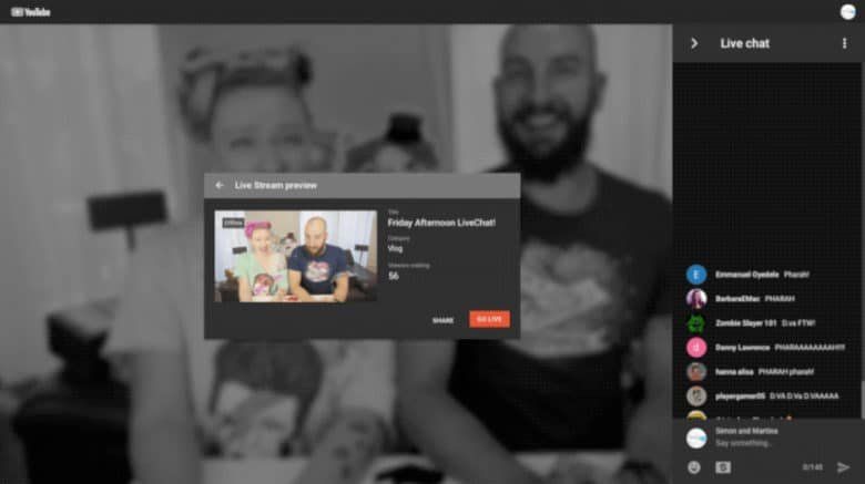 youtube stream youtube stream