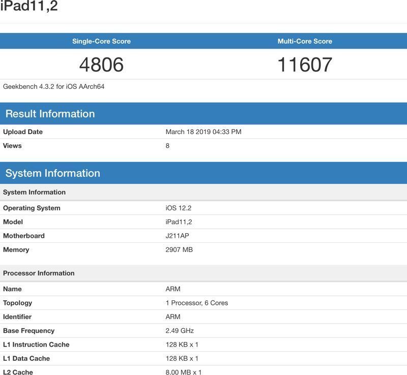 ipad 2019 benchmark ipad 2019 benchmark