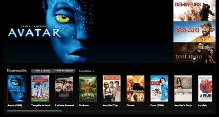 Films VOD dispo sur l'iTunes Store Films VOD dispo sur l'iTunes Store