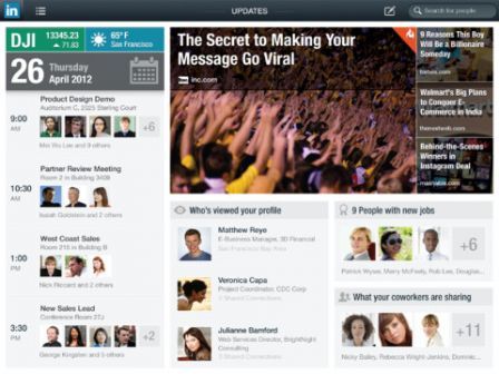 linkedin ipad linkedin ipad