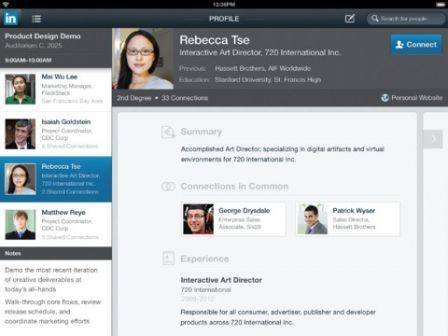 linkedin ipad linkedin ipad