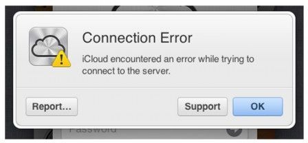 erreur avril icloud bug
