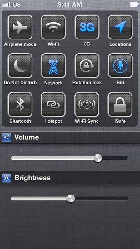 quick settings quick settings