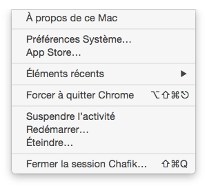 apple menu apple menu