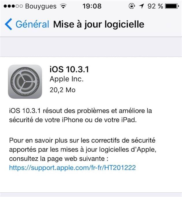 ios maj