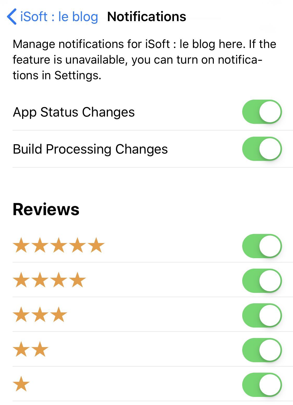 app store connect isoft notification app store connect isoft notification